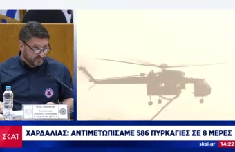 Χαρδαλιάς: Η παραίτηση μου είναι στο συρτάρι του Πρωθυπουργού- Τι έγινε με εναέρια μέσα