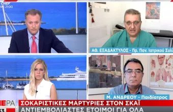 Εφιαλτική πρόβλεψη Ανδρέου για τα κρούσματα στα σχολεία –Τι είπε στον ΣΚΑΪ