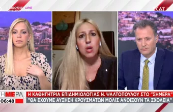 Ψαλτοπούλου σε ΣΚΑΪ: Τι θα κρίνει αν θα κλείσουν ή όχι τα σχολεία