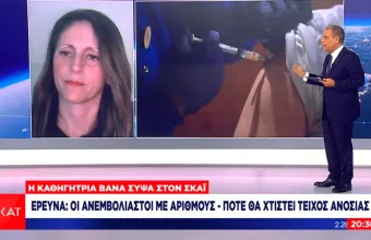 Σύψα σε ΣΚΑΪ για τείχος ανοσίας: Mε τη μετάλλαξη Δ σα να τρέχουμε προς τέρμα που μετακινείται (πίνακες)