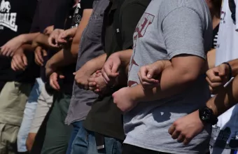 Συγκέντρωση της ΑΔΕΔΥ στην Ευελπίδων μετά την αγωγή Κεραμέως