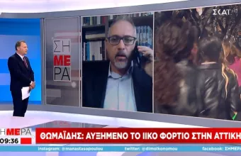 Θωμαΐδης σε ΣΚΑΪ: Πώς θα μειωθούν τα κρούσματα κατά 25%- Σταθεροποίηση ιικού φορτίου στην Αττική 