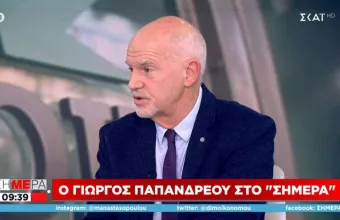 Παπανδρέου σε ΣΚΑΪ: Είμαστε στο β' ημίχρονο - Δεν δίνονται οι μάχες από τις Βρυξέλλες
