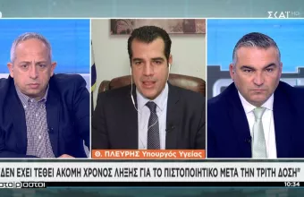 «Φρένο» Πλεύρη στα σενάρια για υποχρεωτικό εμβολιασμό στους άνω των 50
