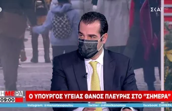 Πλεύρης-ΣΚΑΪ: 7μηνο πιστοποιητικό εμβολιασμού για όλους χωρίς την τρίτη δόση