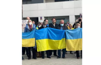 Ο Χαβιέ Μπαρδέμ συμμετείχε σε διαδήλωση κατά της ρωσικής εισβολής στην Ουκρανία