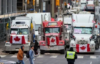 Καναδάς: Παραιτείται ο αρχηγός της αστυνομίας στην Οτάβα - Ανυποχώρητοι οι διαδηλωτές 