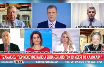 Τζανάκης σε ΣΚΑΪ: Περιμένουμε νέα μετάλλαξη του κορωνοϊού μέχρι το καλοκαίρι 