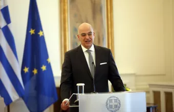 Ο υπουργός Εξωτερικών, Νίκος Δένδιας