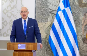 Ο υπουργός Εξωτερικών, Νίκος Δένδιας 