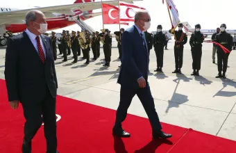 Ο Ερντογάν στην Κύπρο