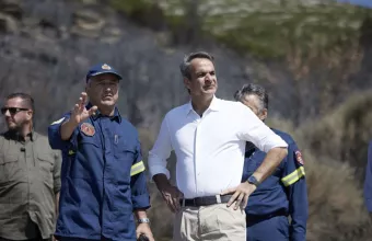 Δηλώσεις Μητσοτάκη από τις πυρόπληκτες περιοχές στην Πεντέλη