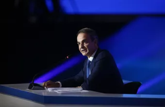 Ο Κυριάκος Μητσοτάκης στη ΔΕΘ