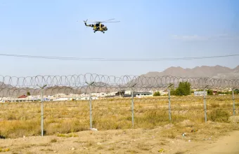 Ελικόπτερο στη μεθόριο Τατζικιστάν-Κιργιστάν