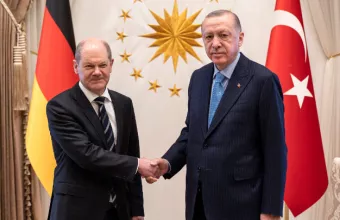 Τηλεφωνική επικοινωνία Σολτς- Ερντογάν για τις εξαγωγές σιτηρών