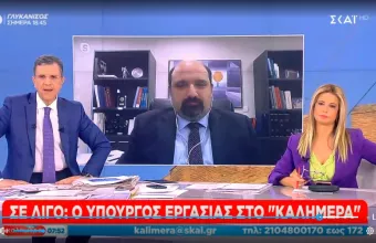 Τριαντόπουλος στον ΣΚΑΪ: Έχουν διατεθεί τουλάχιστον 55 εκατ. ευρώ σε πληγείσες επιχειρήσεις 