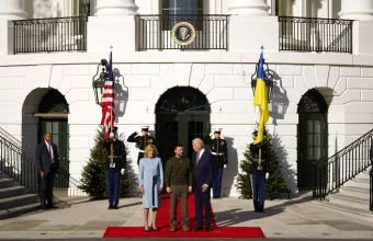 Ζελένσκι με Μπάιντεν