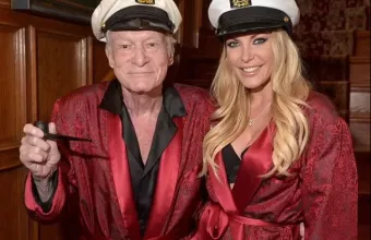 Ο Χέφνερ με τη σύζυγό του 