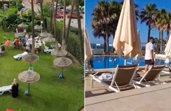 Η «μάχη» της ξαπλώστρας 