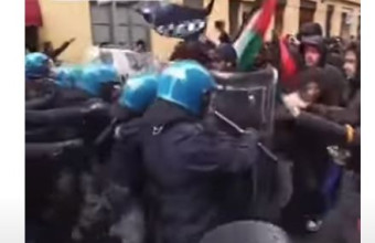 Τορίνο: Συμπλοκή αστυνομικών με φοιτητές που διαδήλωναν υπέρ της Παλαιστίνης