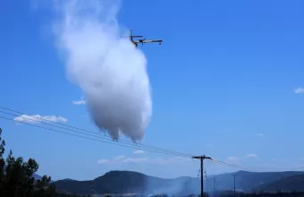 Φωτιά στην Αμφίπολη Σερρών 