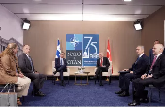 Μητσοτάκης με Ερντογάν