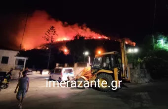 ζακυνθος φωτιά 