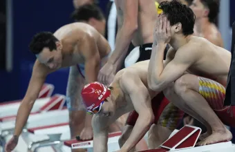 men's 4x100-meter Olympics China's team