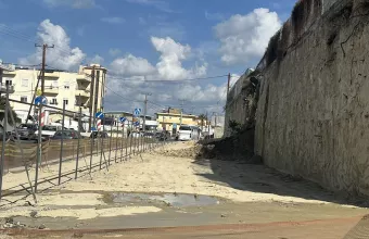 Ηράκλειο: Κατολίσθηση σε πρανές σχολείων - Από θαύμα δεν θρηνήσαμε θύματα