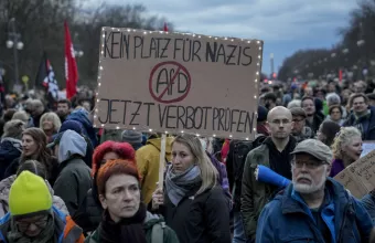 Διαδήλωση κατά της AfD και του CDU