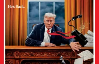 Time: Το εξώφυλλο για τον Τραμπ - "He's back"