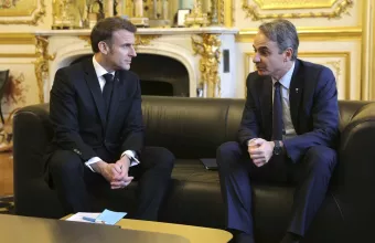 Συνάντηση Μητσοτάκη - Μακρόν