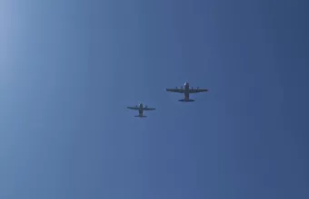 25η Μαρτίου: Εντυπωσιακές οι δοκιμαστικές διελεύσεις αεροσκαφών και ελικοπτέρων