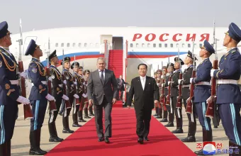 Κιμ Γιονγκ Ουν και Σεργκέι Σοϊγκού