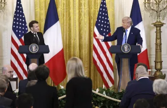 Μακρόν και Τραμπ