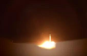 Ιράν: Πλάνα από την εκτόξευση των πυραύλων κατά της βάσης των ΗΠΑ