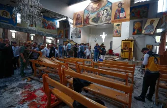 Τρομοκρατική επίθεση στον Ελληνορθόδοξο Ναό του Προφήτη Ηλία στη Δαμασκό