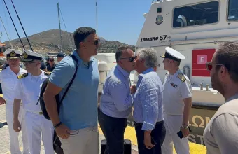 Βασίλης Κικίλιας στο λιμάνι