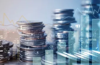 Σωροί νομισμάτων οικονομία