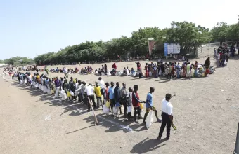 Πρόσφυγες από το Νότιο Σουδάν σε καταυλισμό στην Κένυα