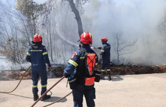 Πυροσβέστες στον Χορτιάτη