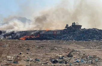 Νάξος: Φωτιά στον ΧΥΤΑ