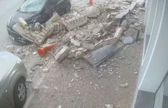 Πτώση μπαλκονιού Λαύριο