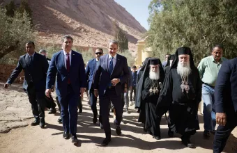 Μητσοτάκης: Η Μονή Σινά προπύργιο της Ορθοδοξίας