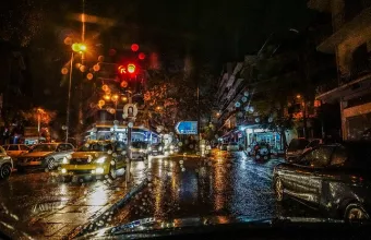 Κακοκαιρία βροχή Αθήνα
