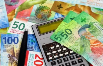 Ελβετικό φράγκο υπολογισμός χρήματα