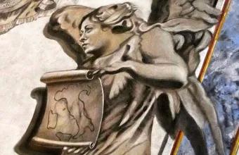 Τοιχογραφία που μοιάζει στη Μελόνι