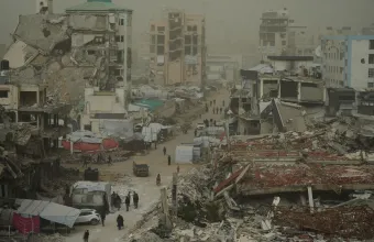 Κατεστραμμένη Γάζα πόλη