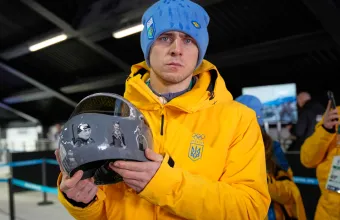 Ουκρανός αθλητής του Skeleton