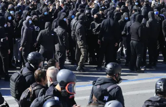 Τέμπη: Ένταση στο Σύνταγμα 